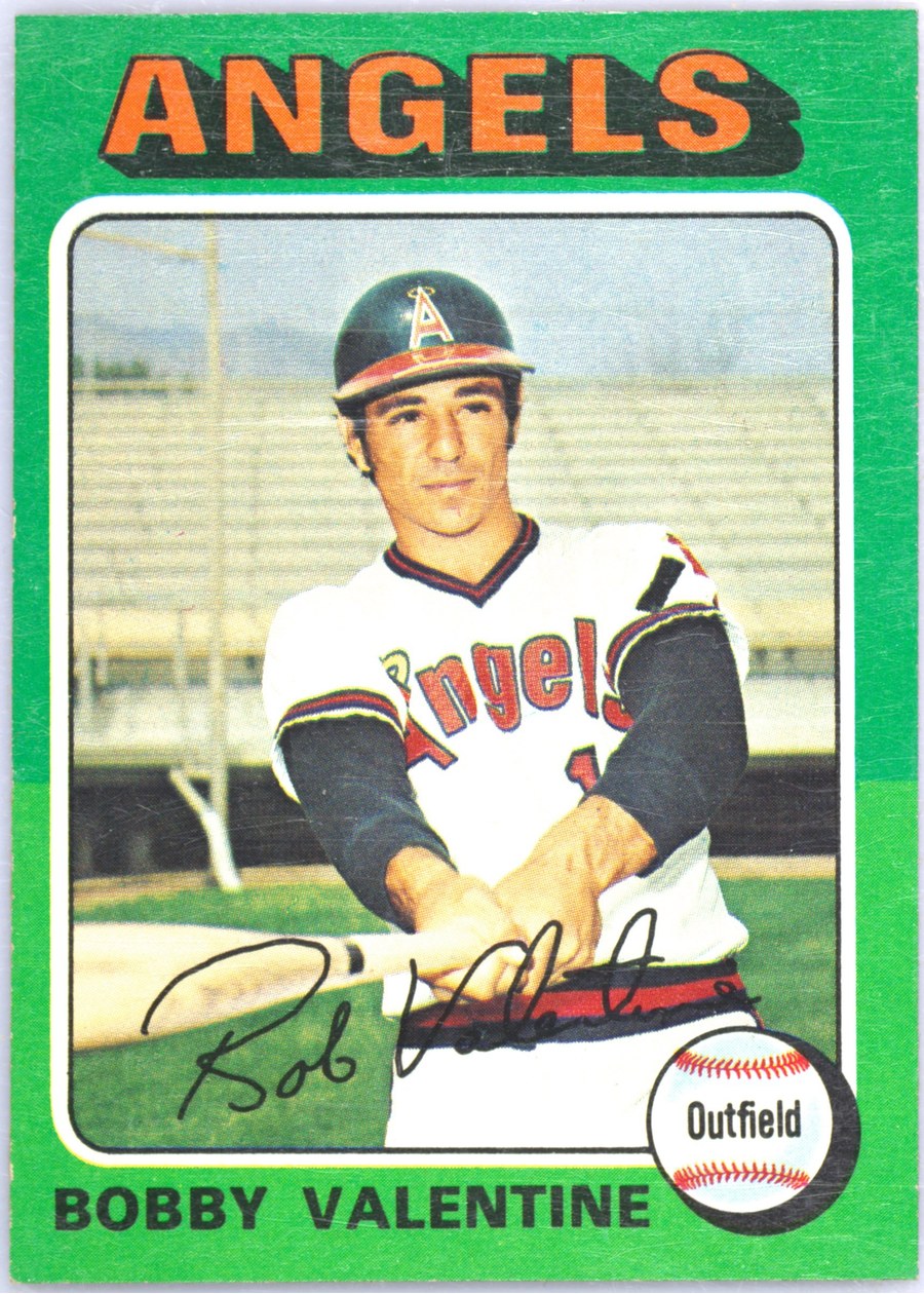 1975 Topps #215 Bobby Valentine, California Angels
