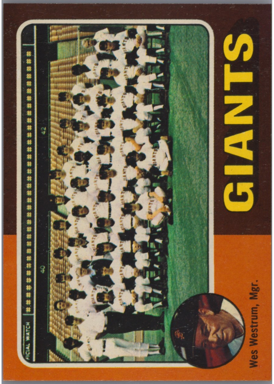 1975 Topps #216 San Francisco Giants
