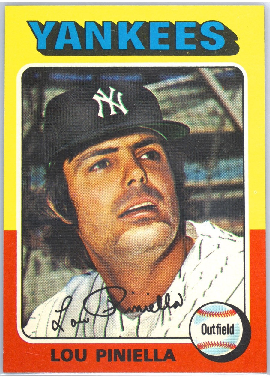 1975 Topps #217 Lou Piniella, New York Yankees