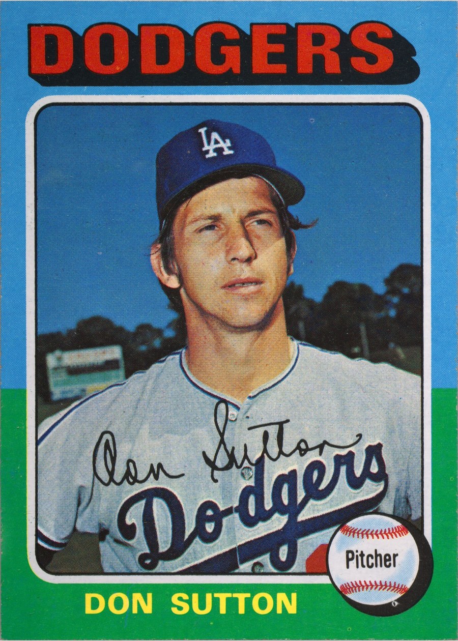 1975 Topps #220 Don Sutton, Los Angeles Dodgers
