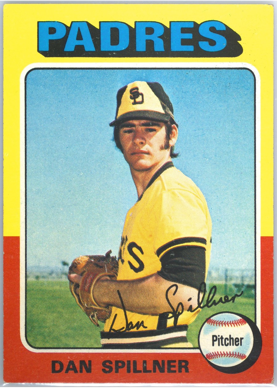 1975 Topps #222 Dan Spillner, San Diego Padres