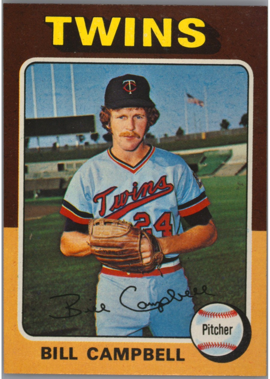 1975 Topps #226 Bill Campbell, Minnesota Twins