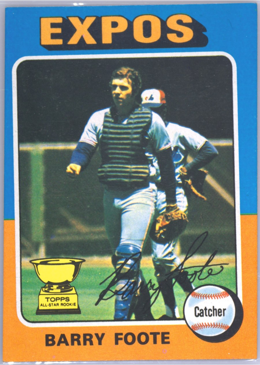 1975 Topps #229 Barry Foote, Montreal Expos