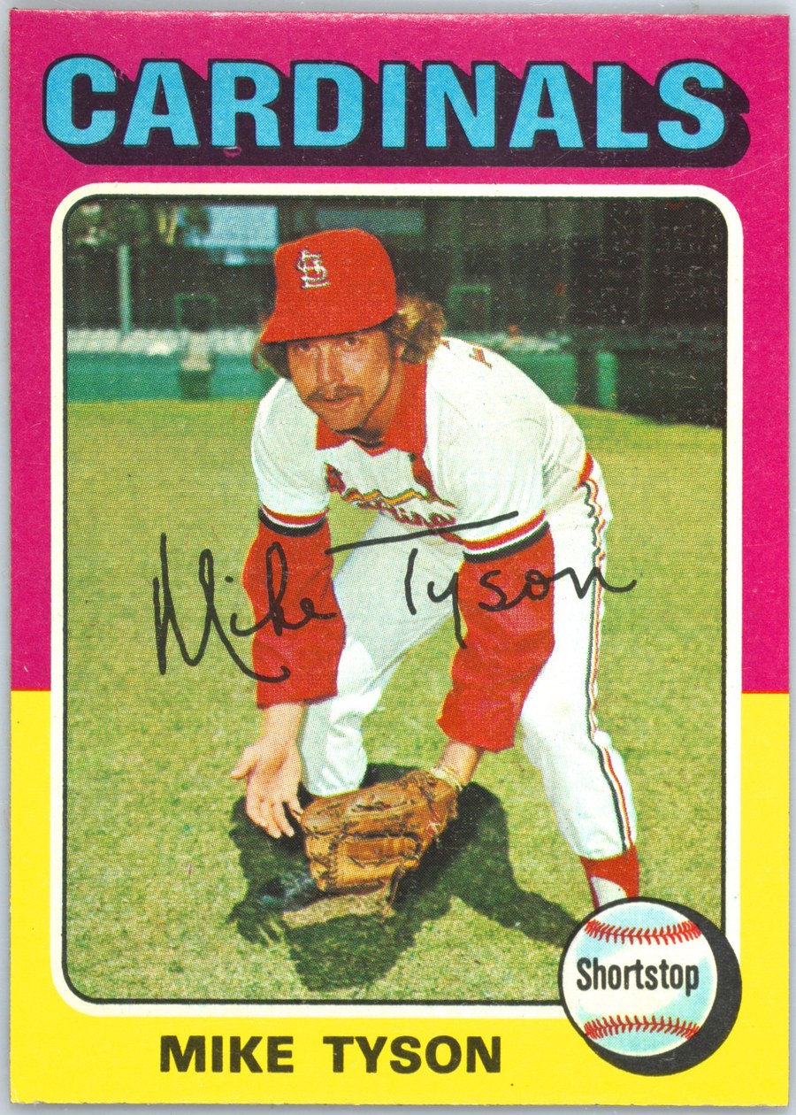 1975 Topps #231 Mike Tyson, St. Louis Cardinals