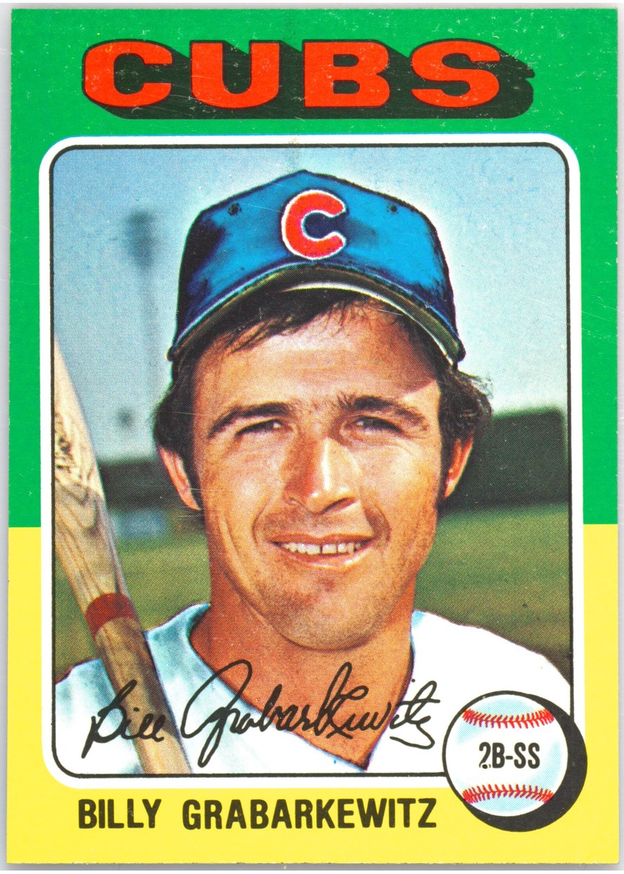 1975 Topps #233 Billy Grabarkewitz, Chicago Cubs