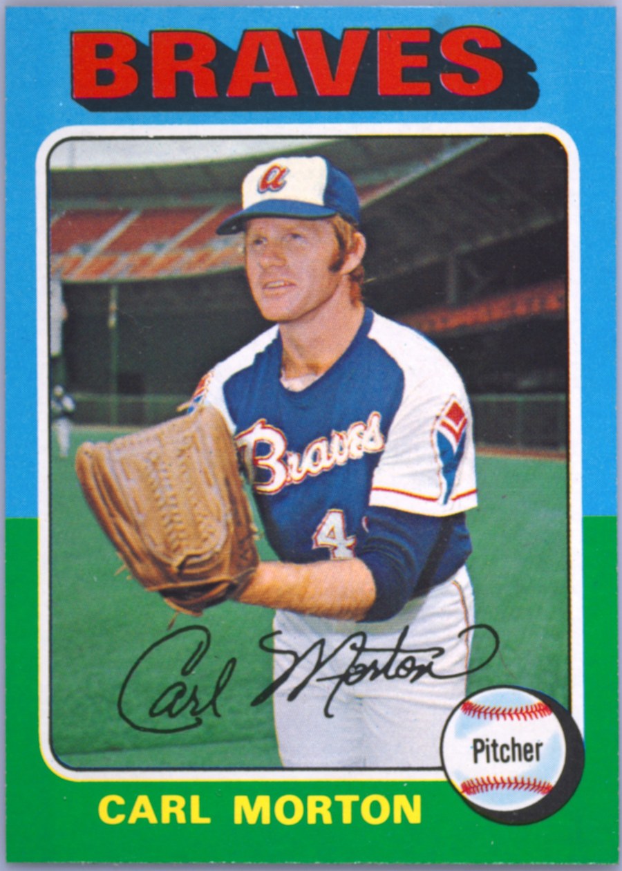 1975 Topps #237 Carl Morton, Atlanta Braves