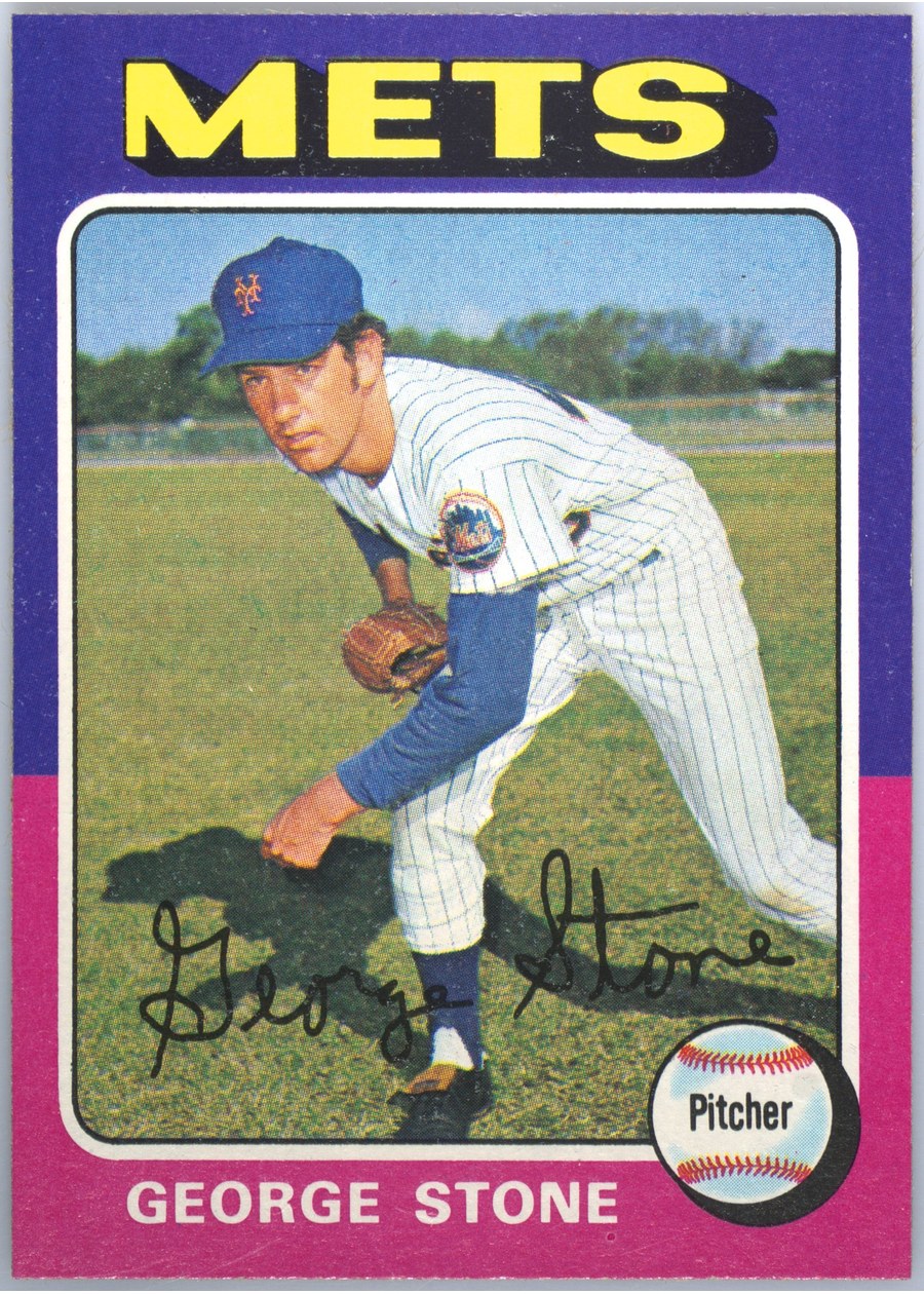 1975 Topps #239 George Stone, New York Mets