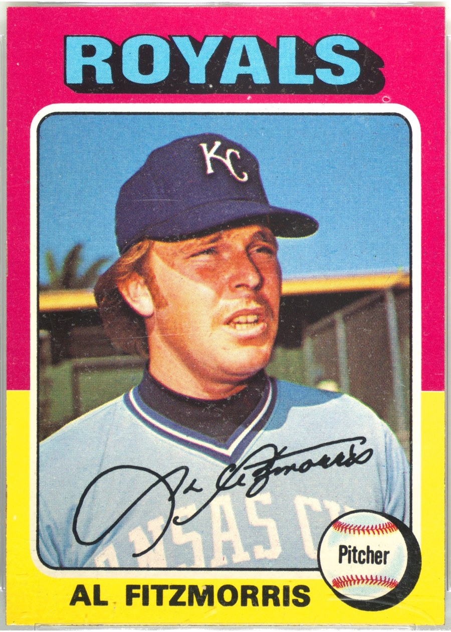 1975 Topps #24 Al Fitzmorris, Kansas City Royals