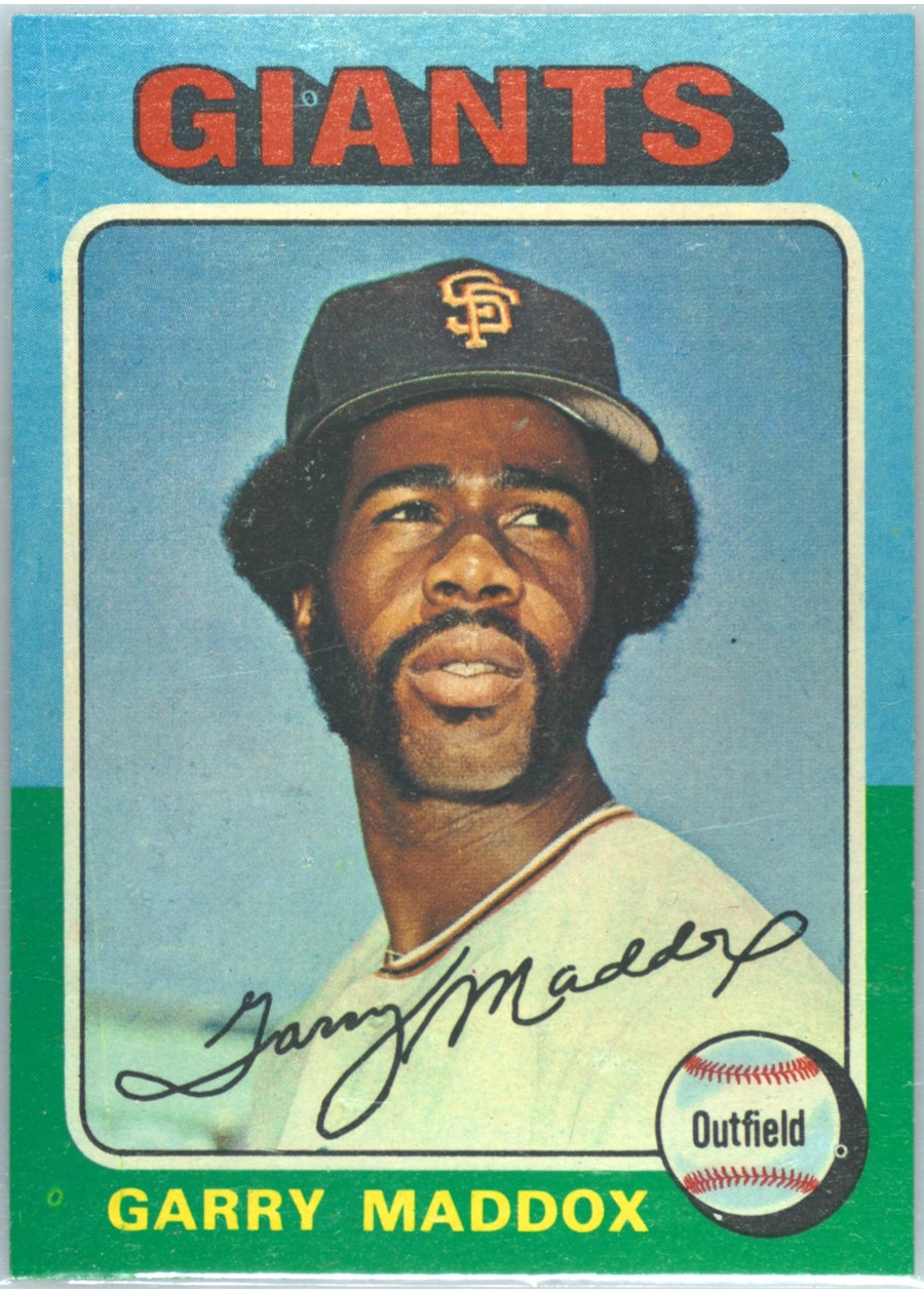 1975 Topps #240 Garry Maddox, San Francisco Giants