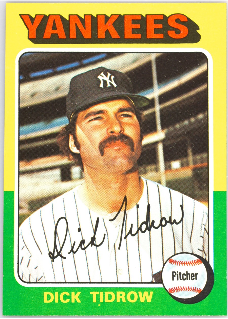 1975 Topps #241 Dick Tidrow, New York Yankees