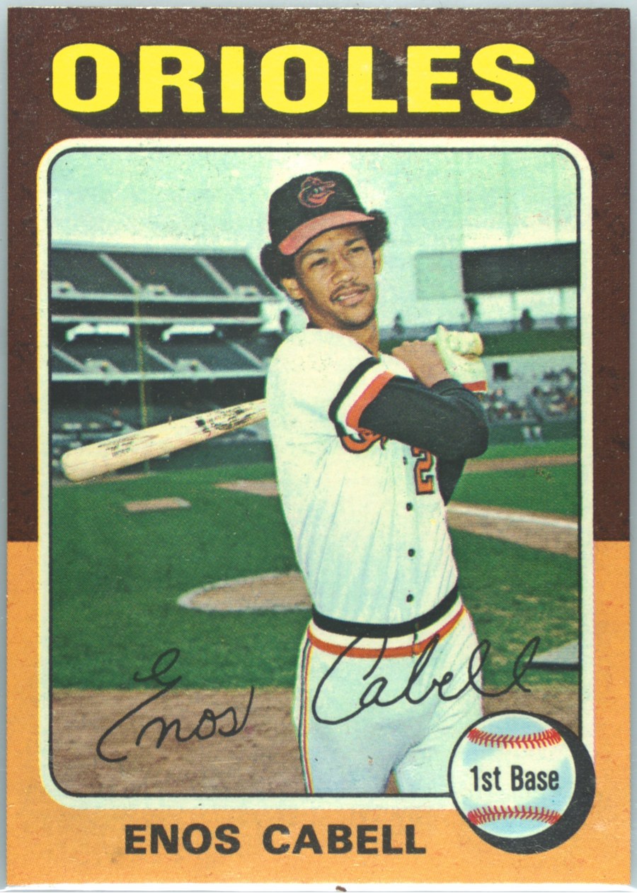 1975 Topps #247 Enos Cabell, Baltimore Orioles