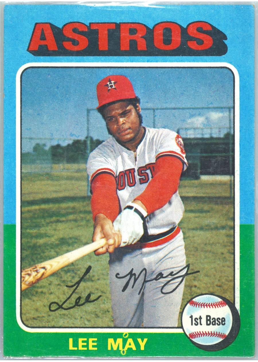 1975 Topps #25 Lee May, Houston Astros