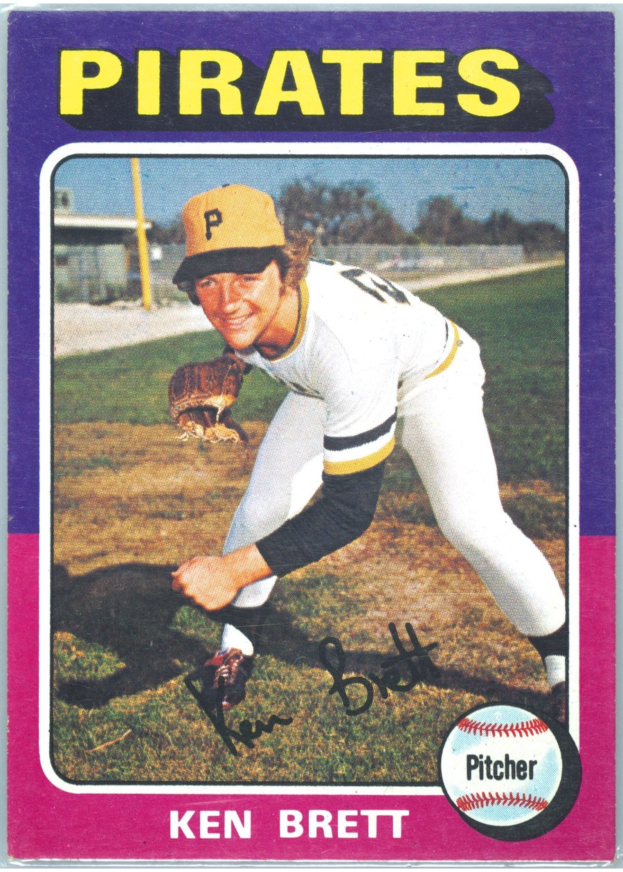 1975 Topps #250 Ken Brett, Pittsburgh Pirates