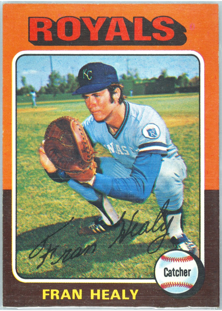 1975 Topps #251 Fran Healy, Kansas City Royals