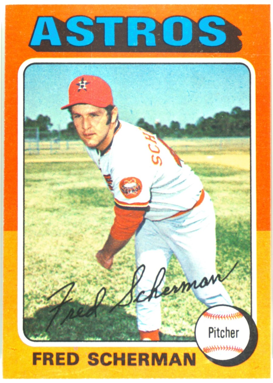 1975 Topps #252 Fred Scherman, Houston Astros
