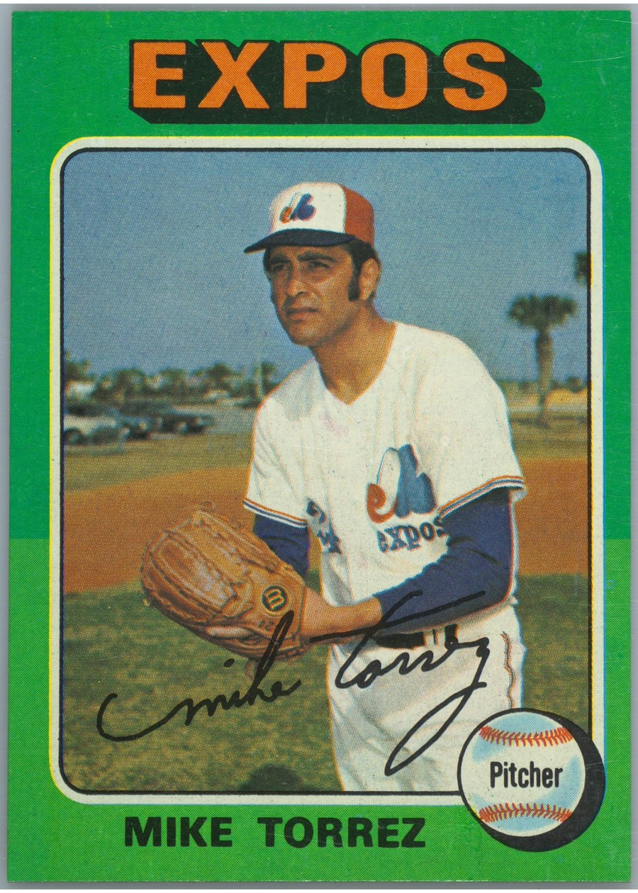 1975 Topps #254 Mike Torrez, Montreal Expos