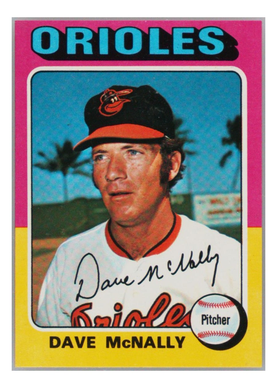 1975 Topps #26 Dave McNally, Baltimore Orioles