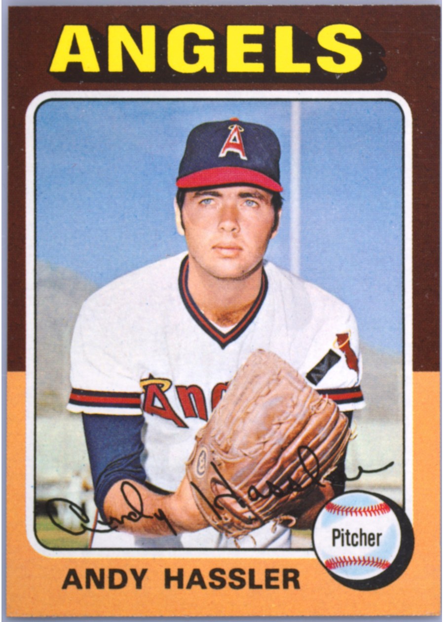 1975 Topps #261 Andy Hassler, California Angels