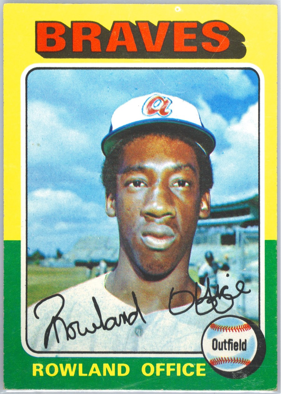 1975 Topps #262 Rowland Office, Atlanta Braves