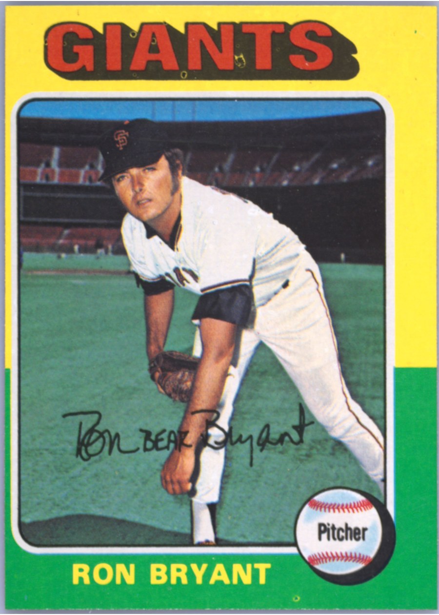 1975 Topps #265 Ron Bryant, San Francisco Giants