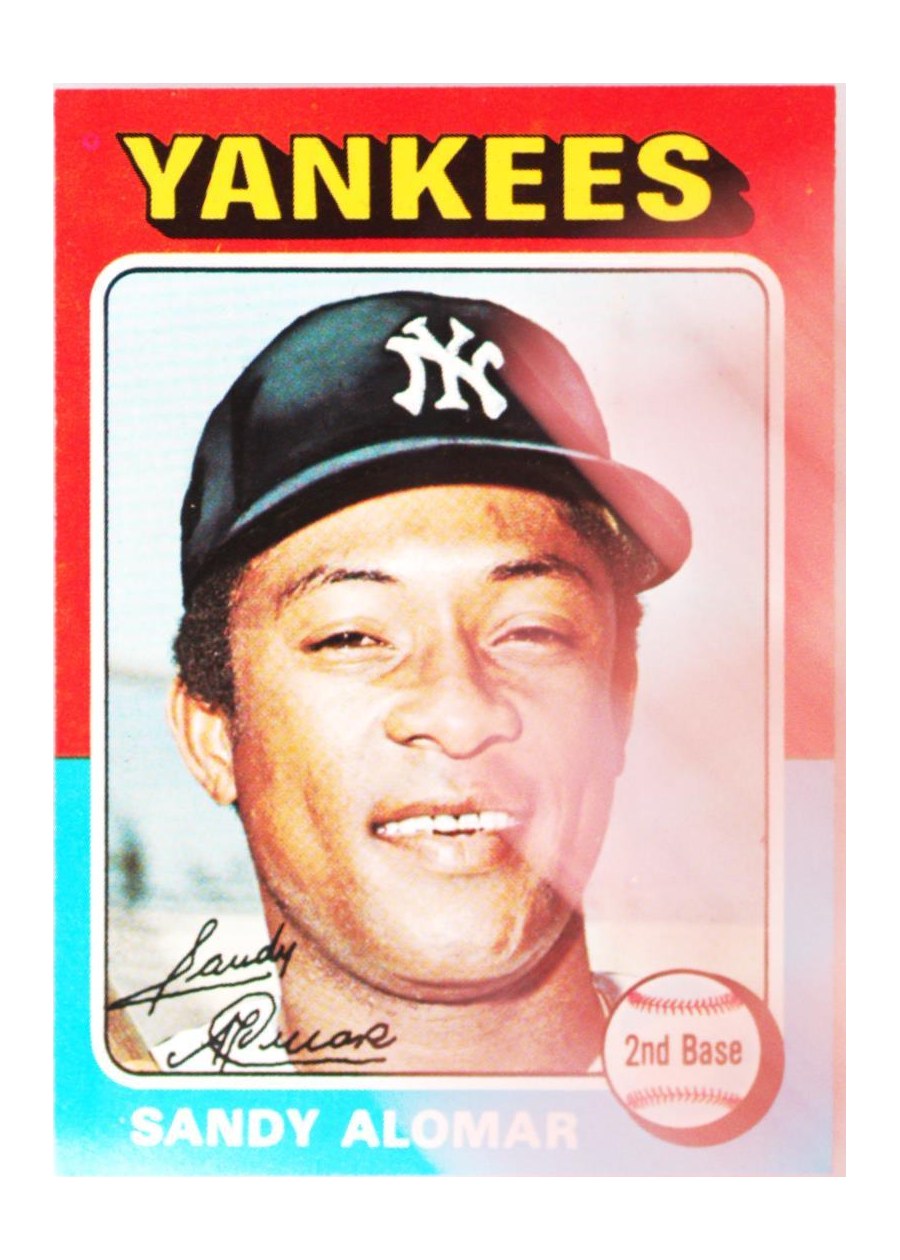 1975 Topps #266 Sandy Alomar, New York Yankees