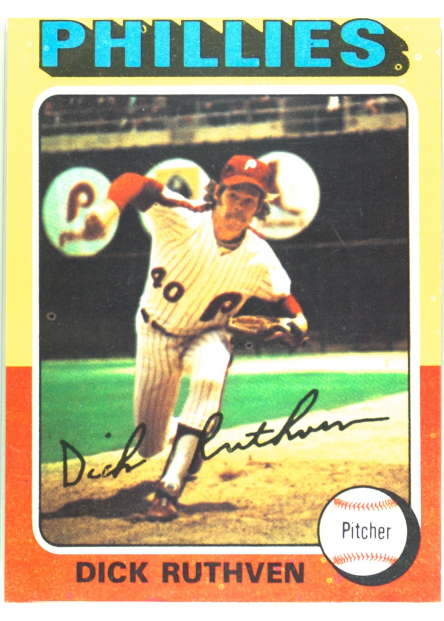 1975 Topps #267 Dick Ruthven, Philadelphia Phillies
