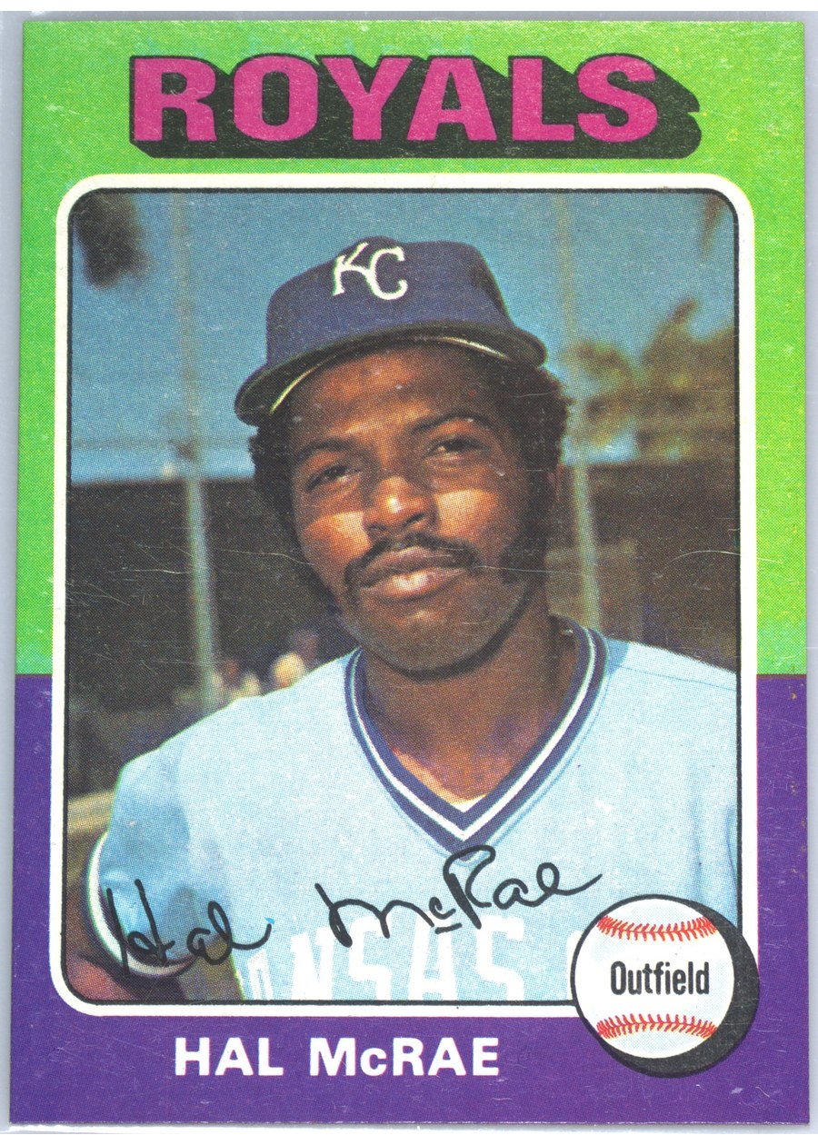 1975 Topps #268 Hal McRae, Kansas City Royals