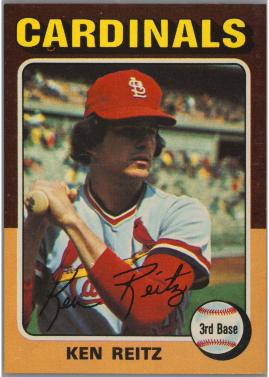 1975 Topps #27 Ken Reitz, St. Louis Cardinals