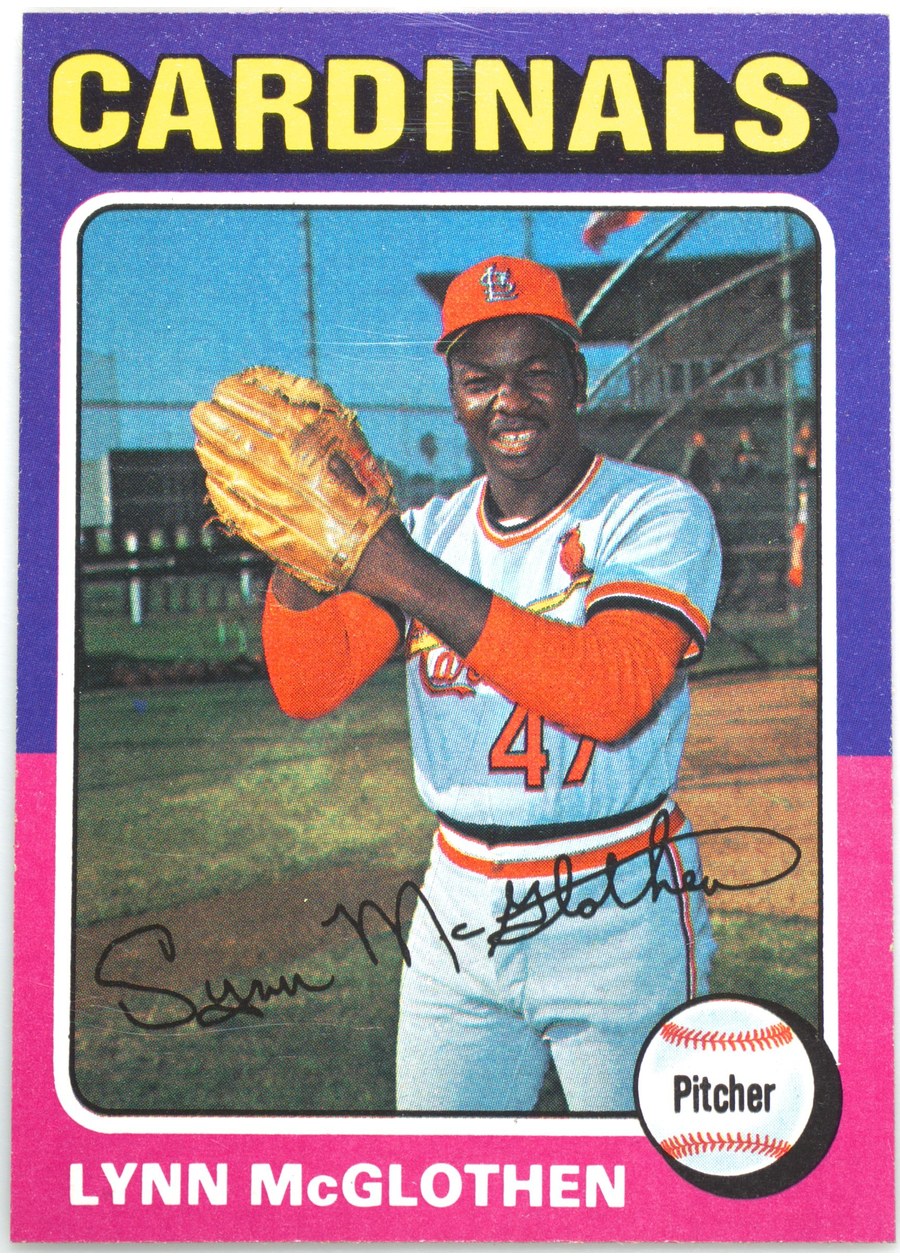1975 Topps #272 Lynn McGlothen, St. Louis Cardinals