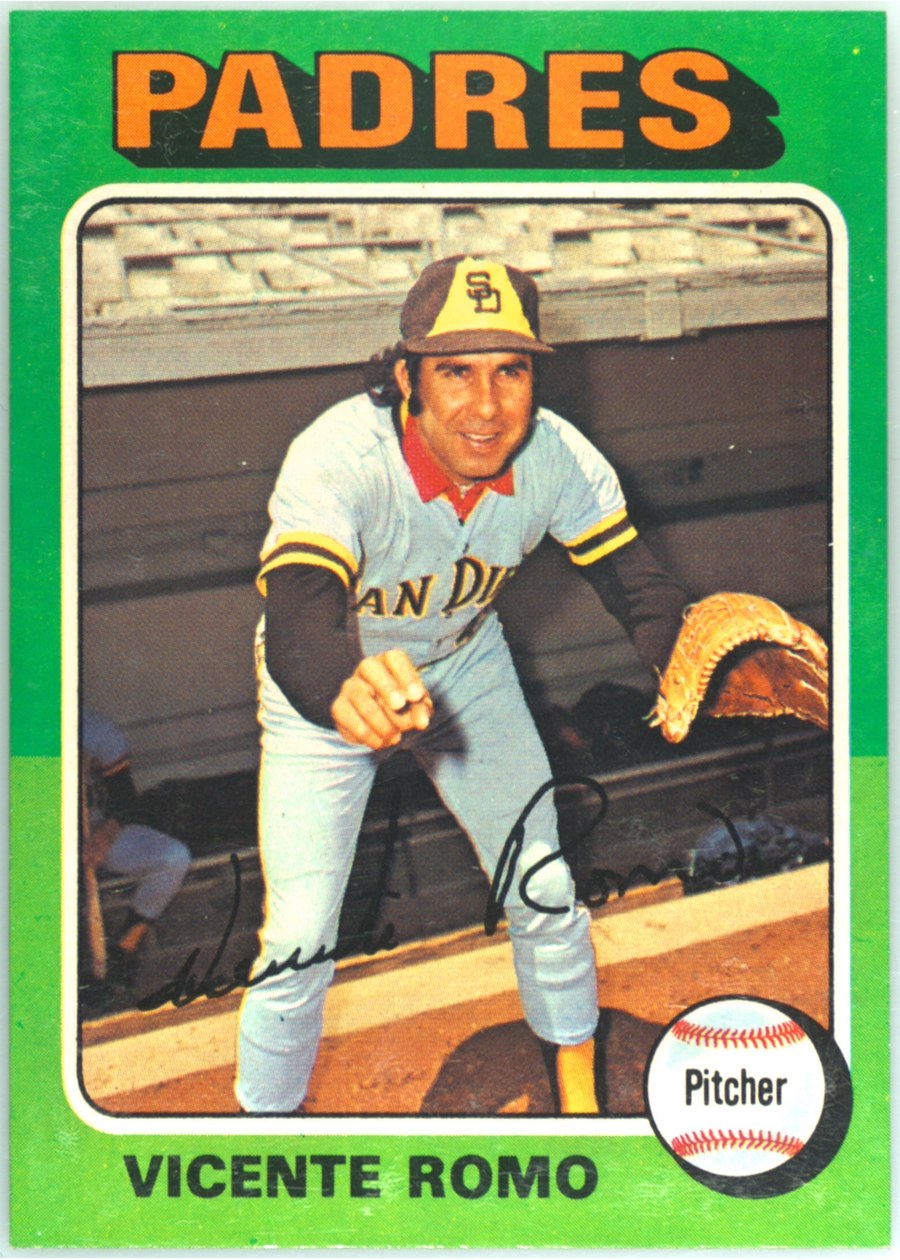 1975 Topps #274 Vicente Romo, San Diego Padres