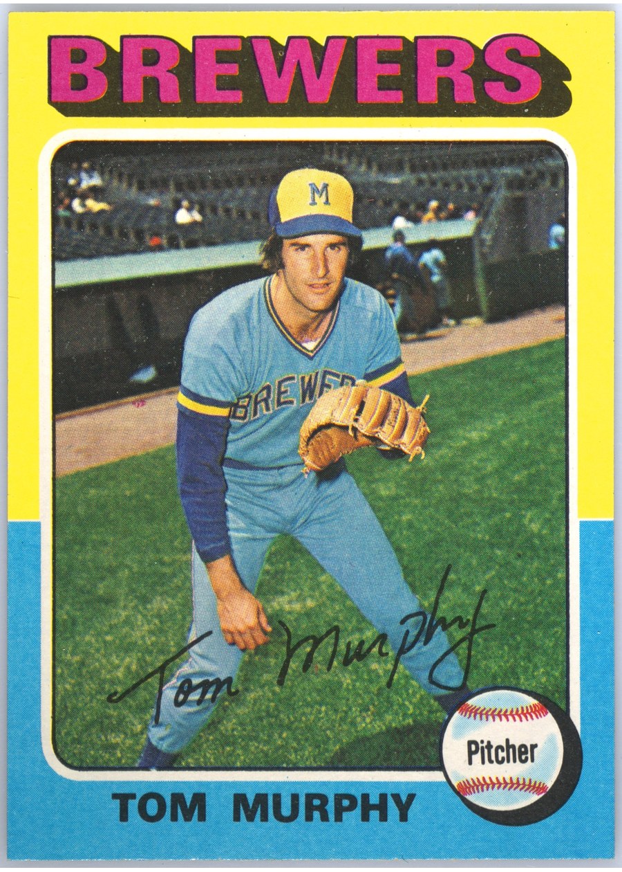 1975 Topps #28 Tom Murphy, Milwaukee Brewers