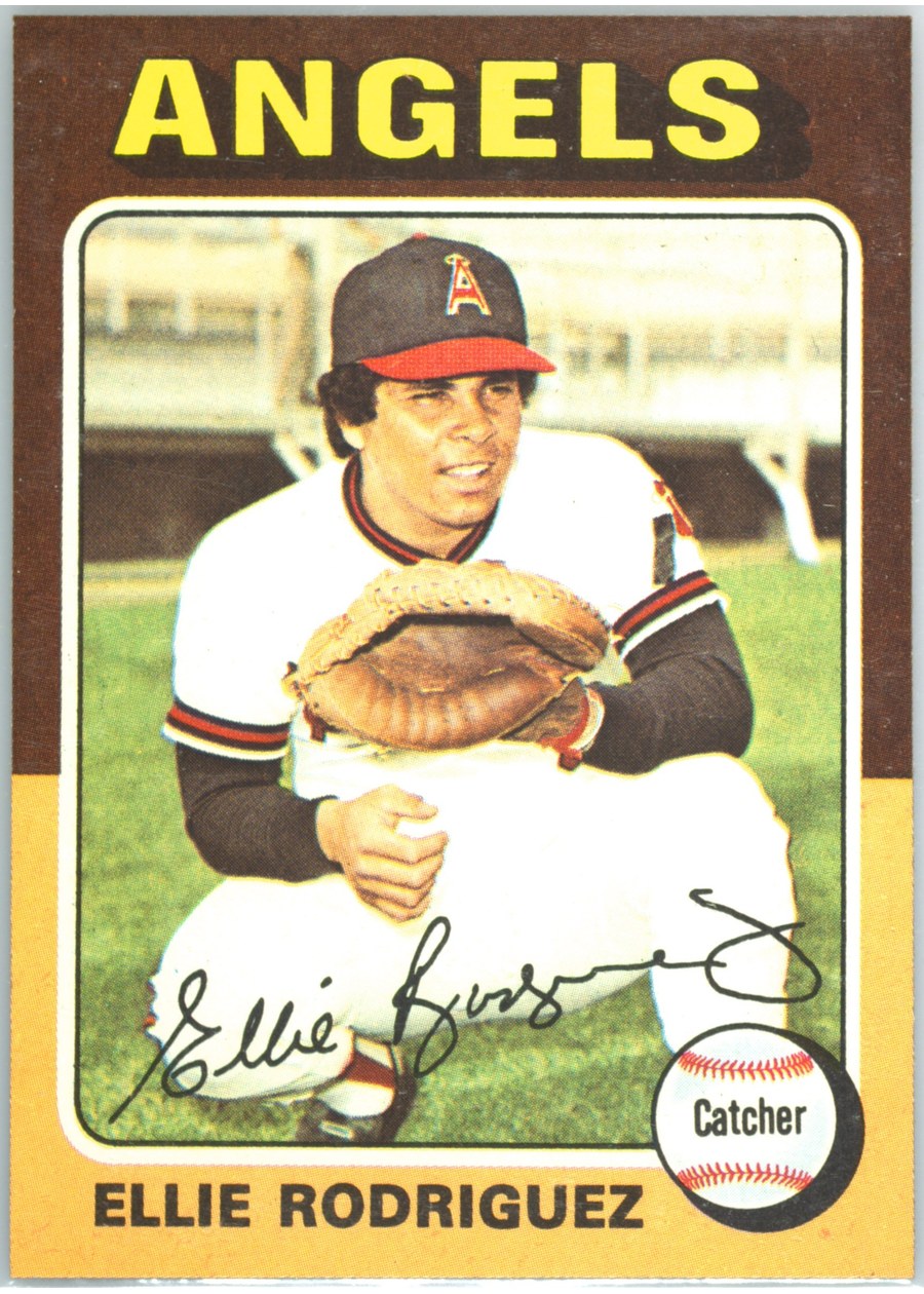 1975 Topps #285 Ellie Rodriguez, California Angels