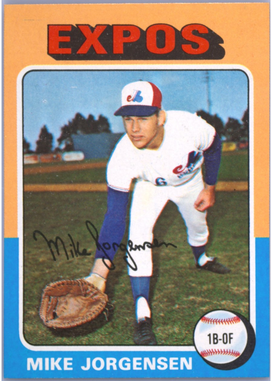 1975 Topps #286 Mike Jorgensen, Montreal Expos