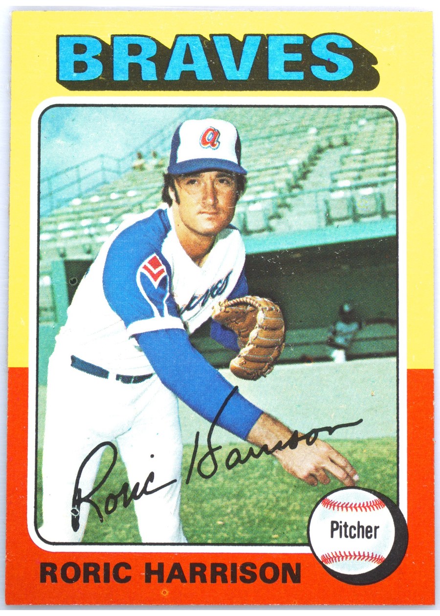 1975 Topps #287 Roric Harrison, Atlanta Braves