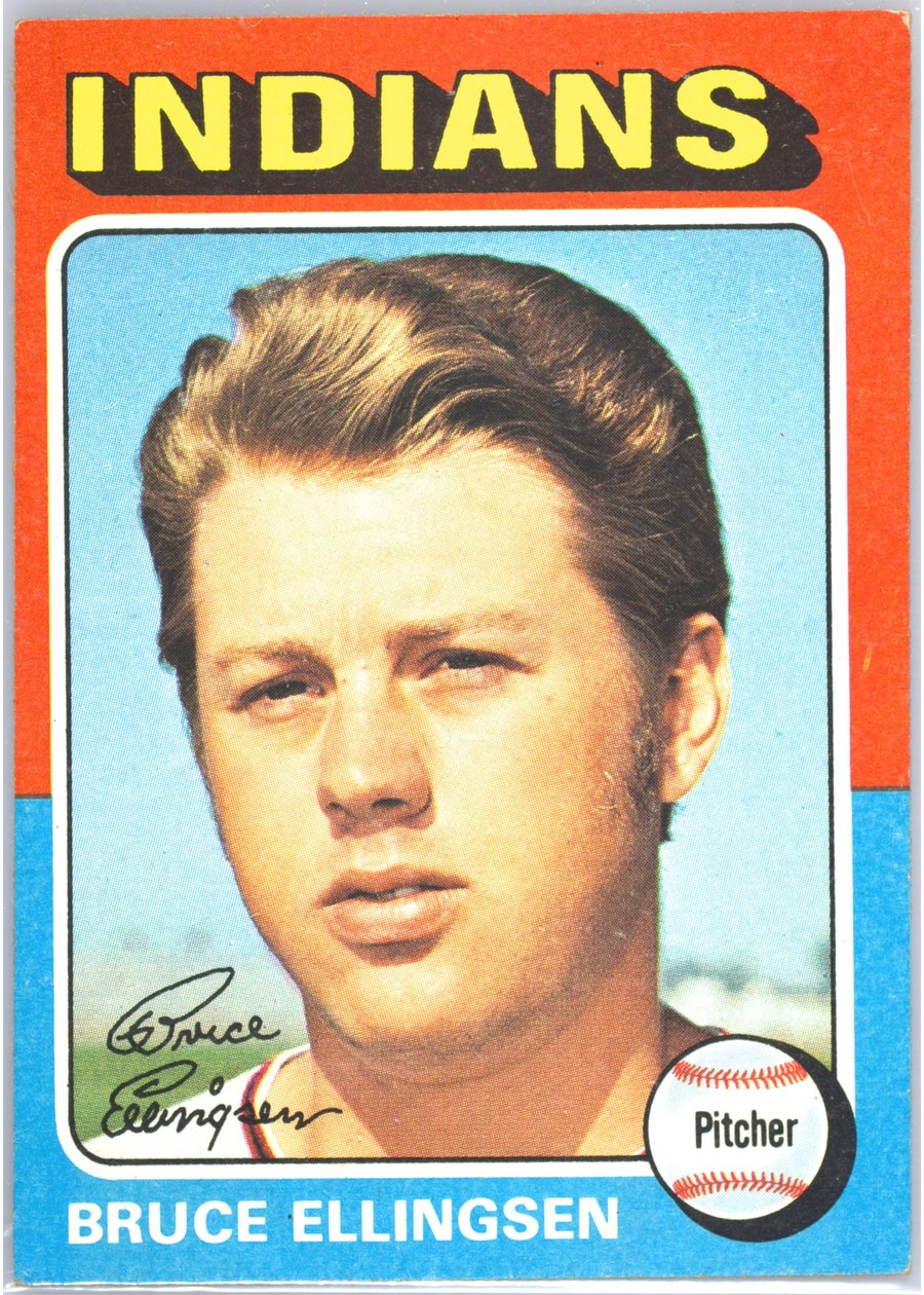 1975 Topps #288 Bruce Ellingsen, Cleveland Indians