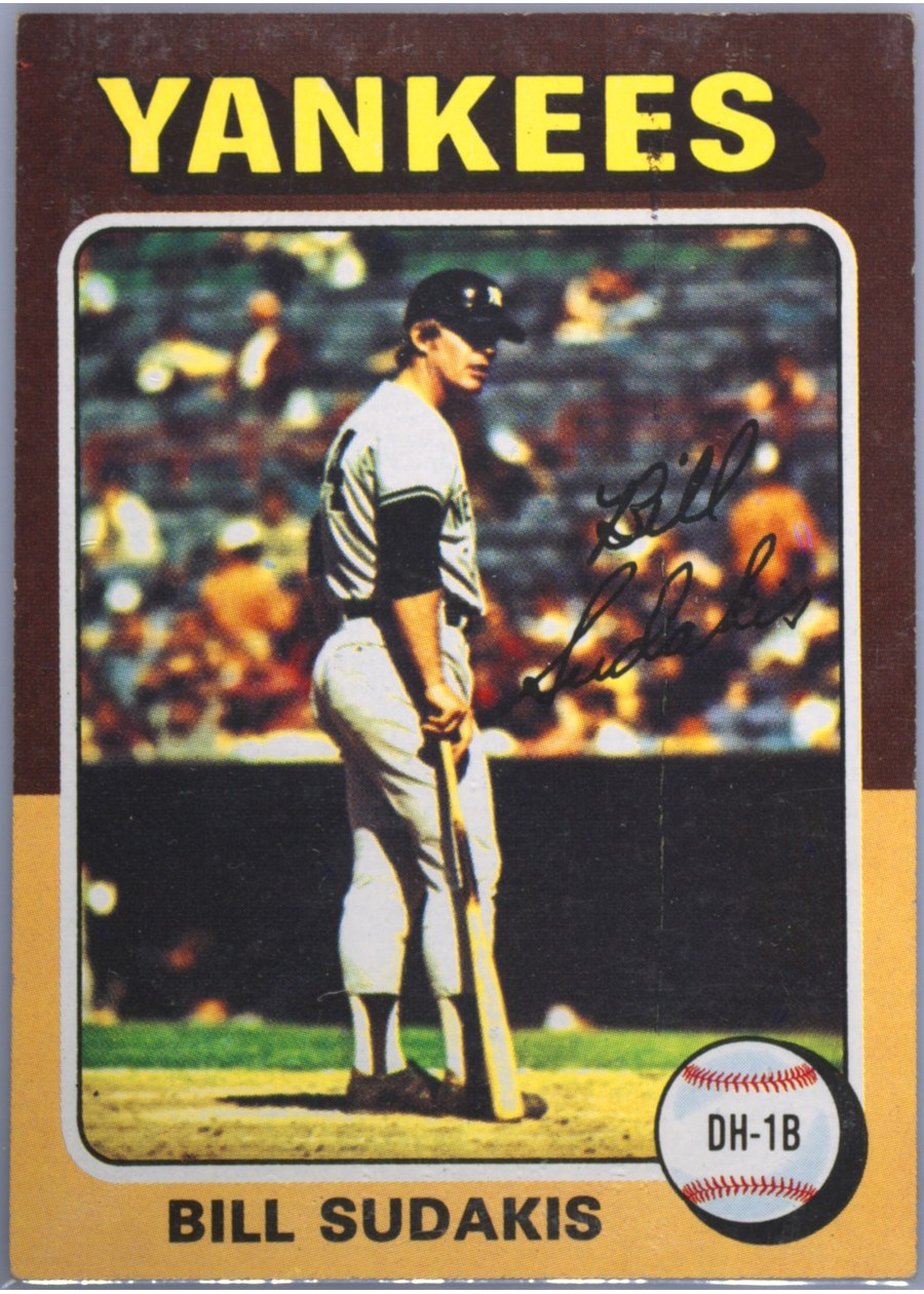 1975 Topps #291 Bill Sudakis, New York Yankees