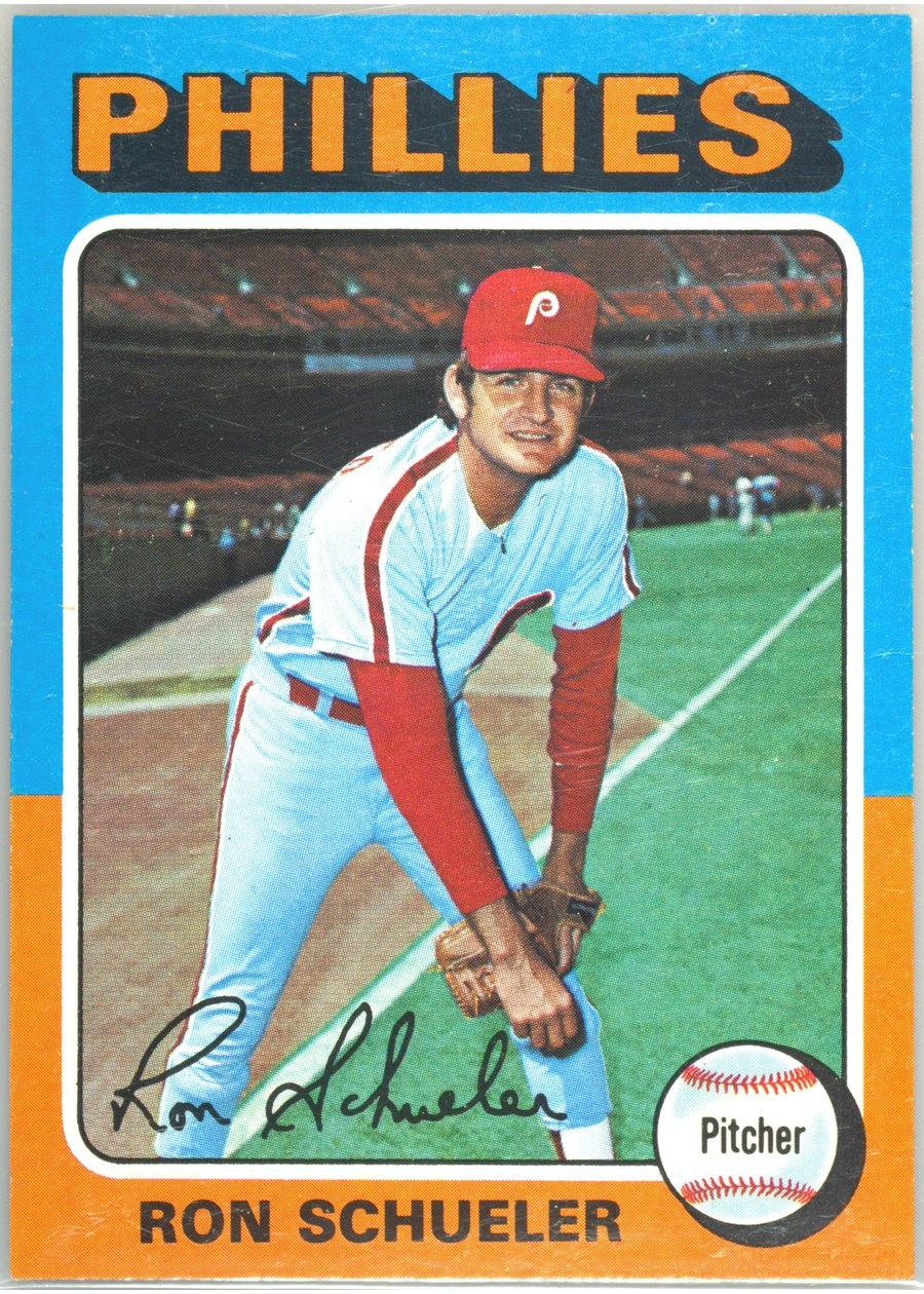 1975 Topps #292 Ron Schueler, Philadelphia Phillies