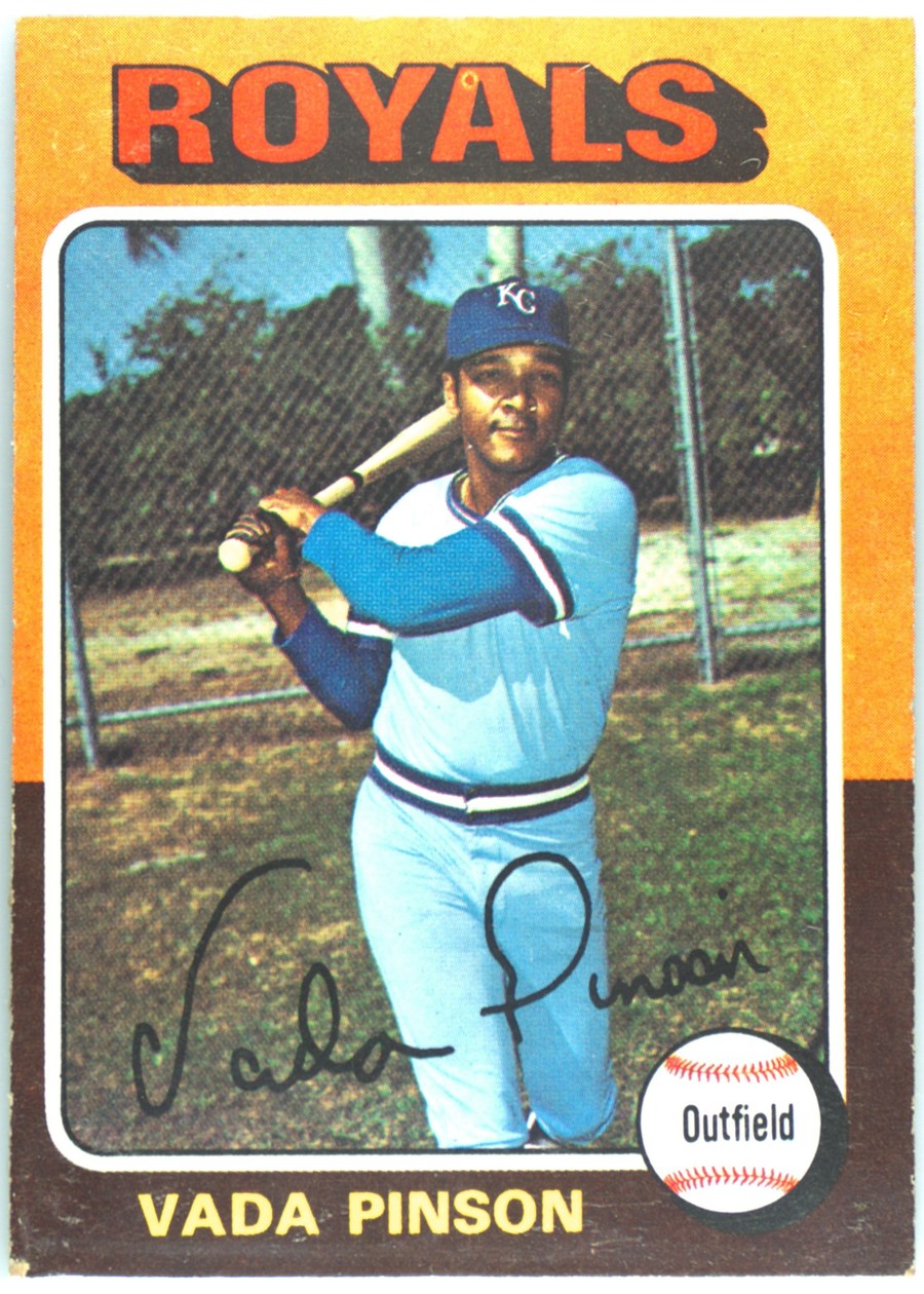 1975 Topps #295 Vada Pinson, Kansas City Royals