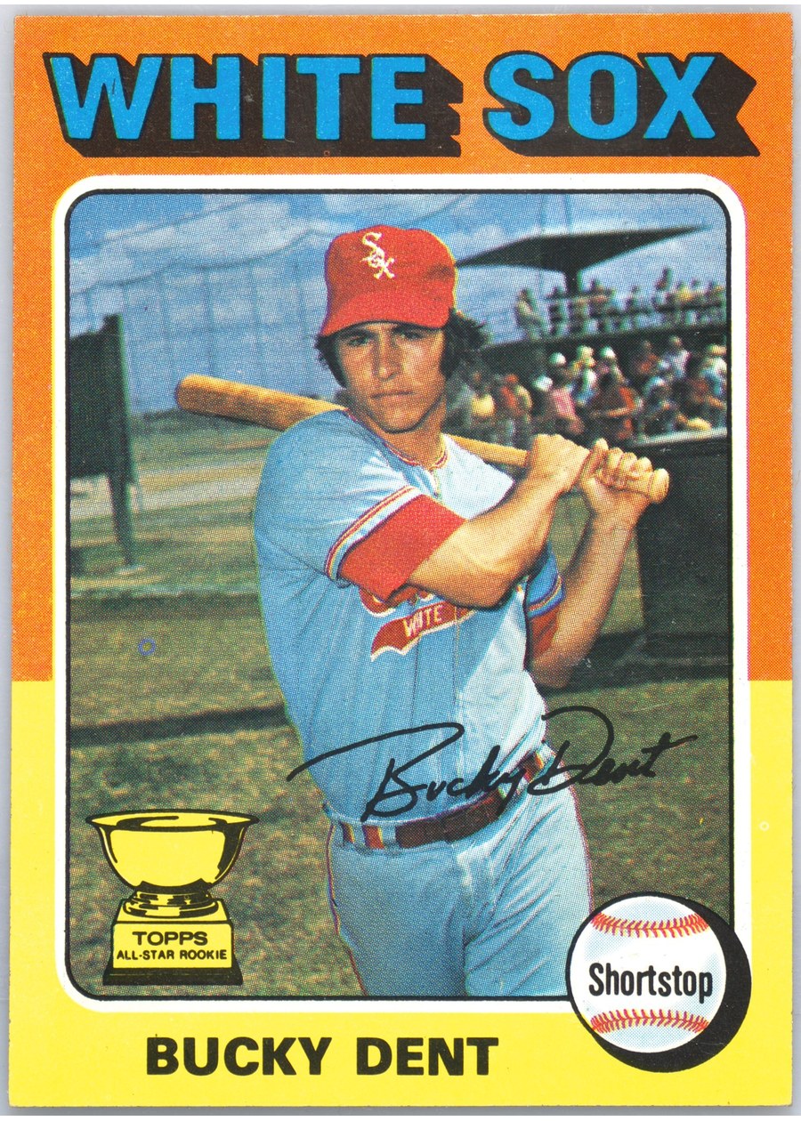 1975 Topps #299 Bucky Dent, Chicago White Sox