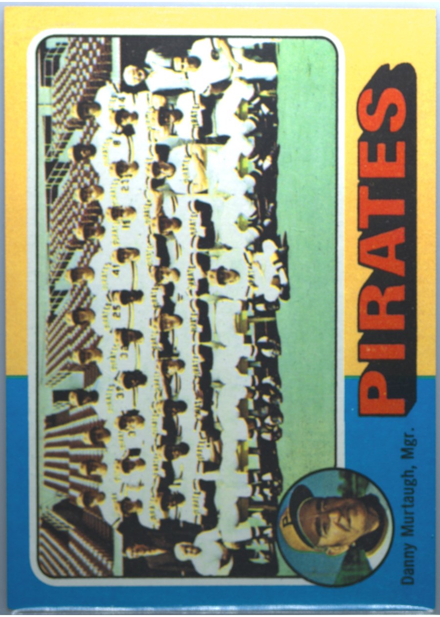 1975 Topps #304 Pittsburgh Pirates