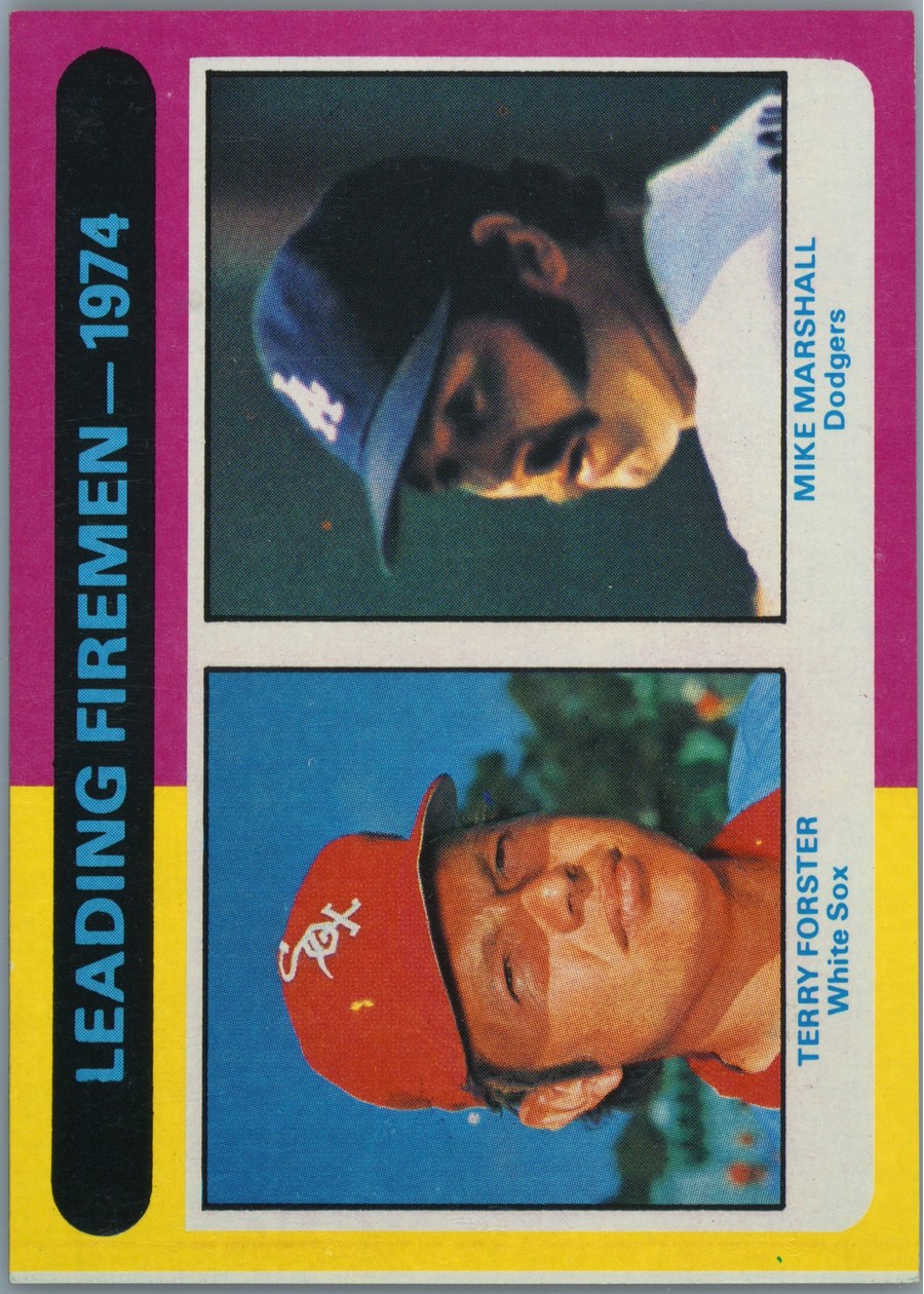 1975 Topps #313 1974 Leading Firemen, Chicago White Sox