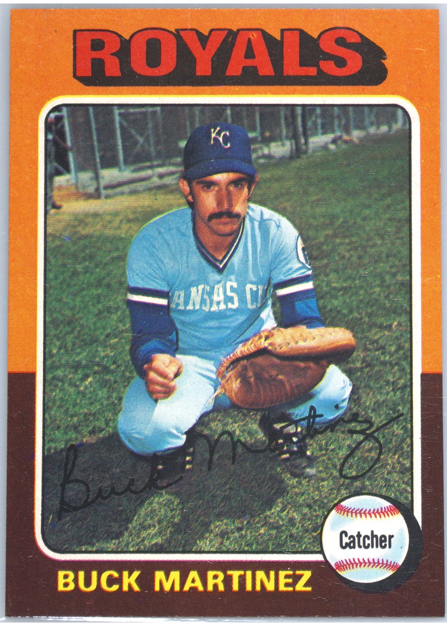 1975 Topps #314 Buck Martinez, Kansas City Royals
