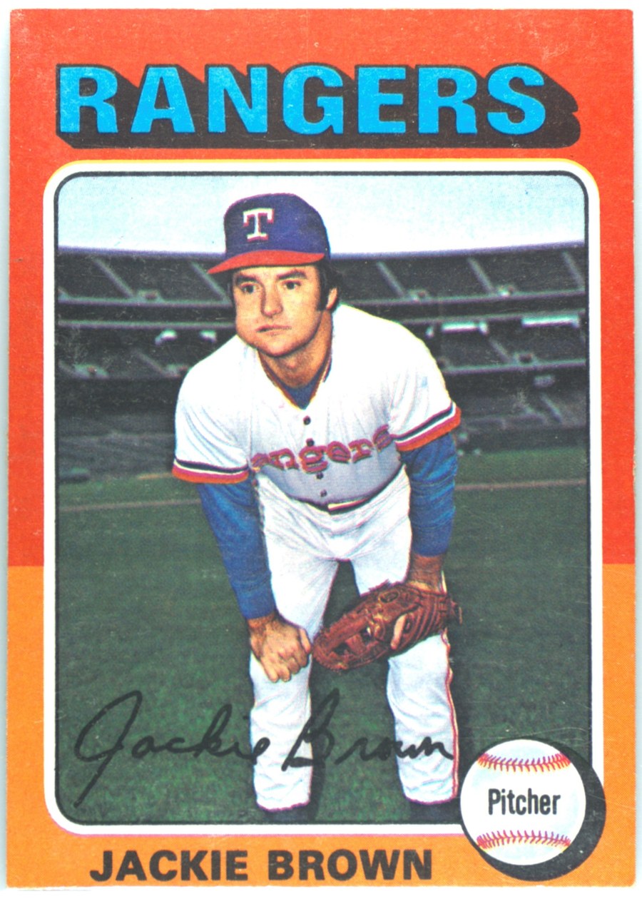 1975 Topps #316 Jackie Brown, Texas Rangers