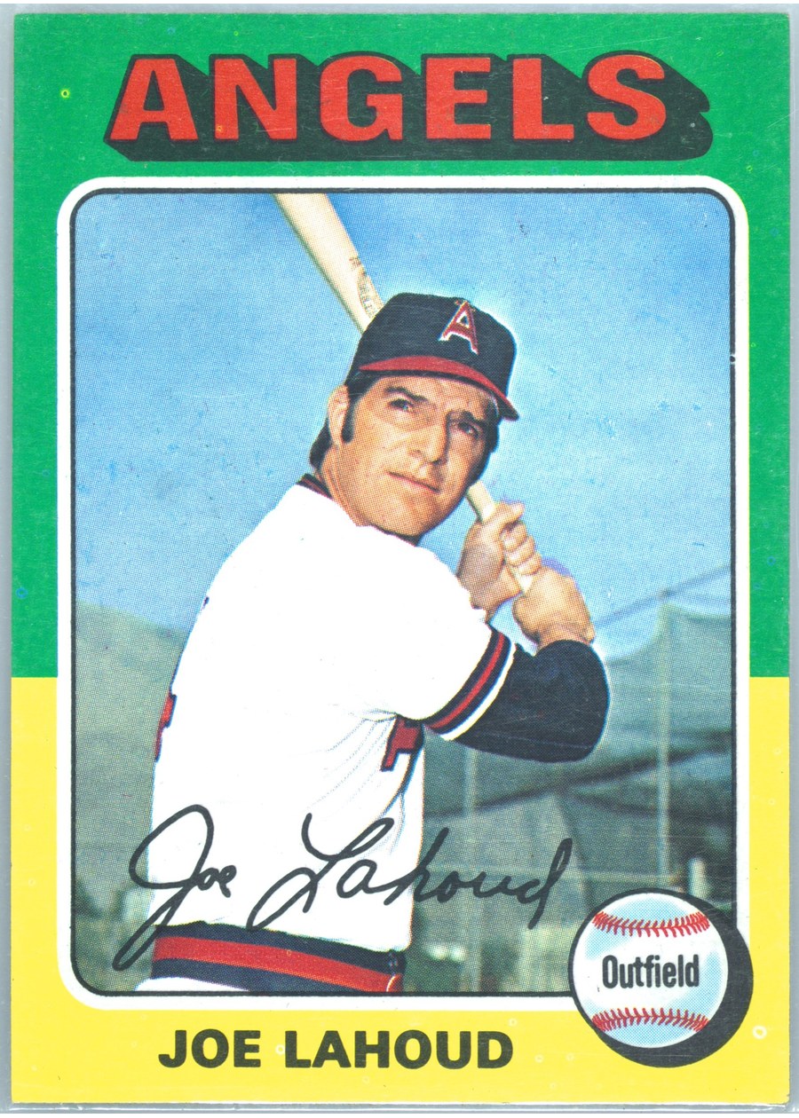 1975 Topps #317 Joe Lahoud, California Angels