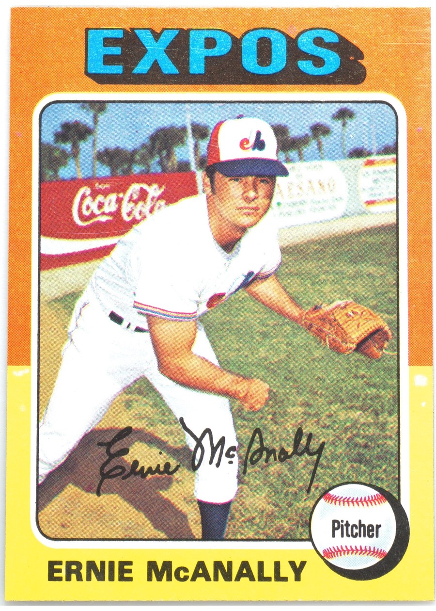 1975 Topps #318 Ernie McAnally, Montreal Expos