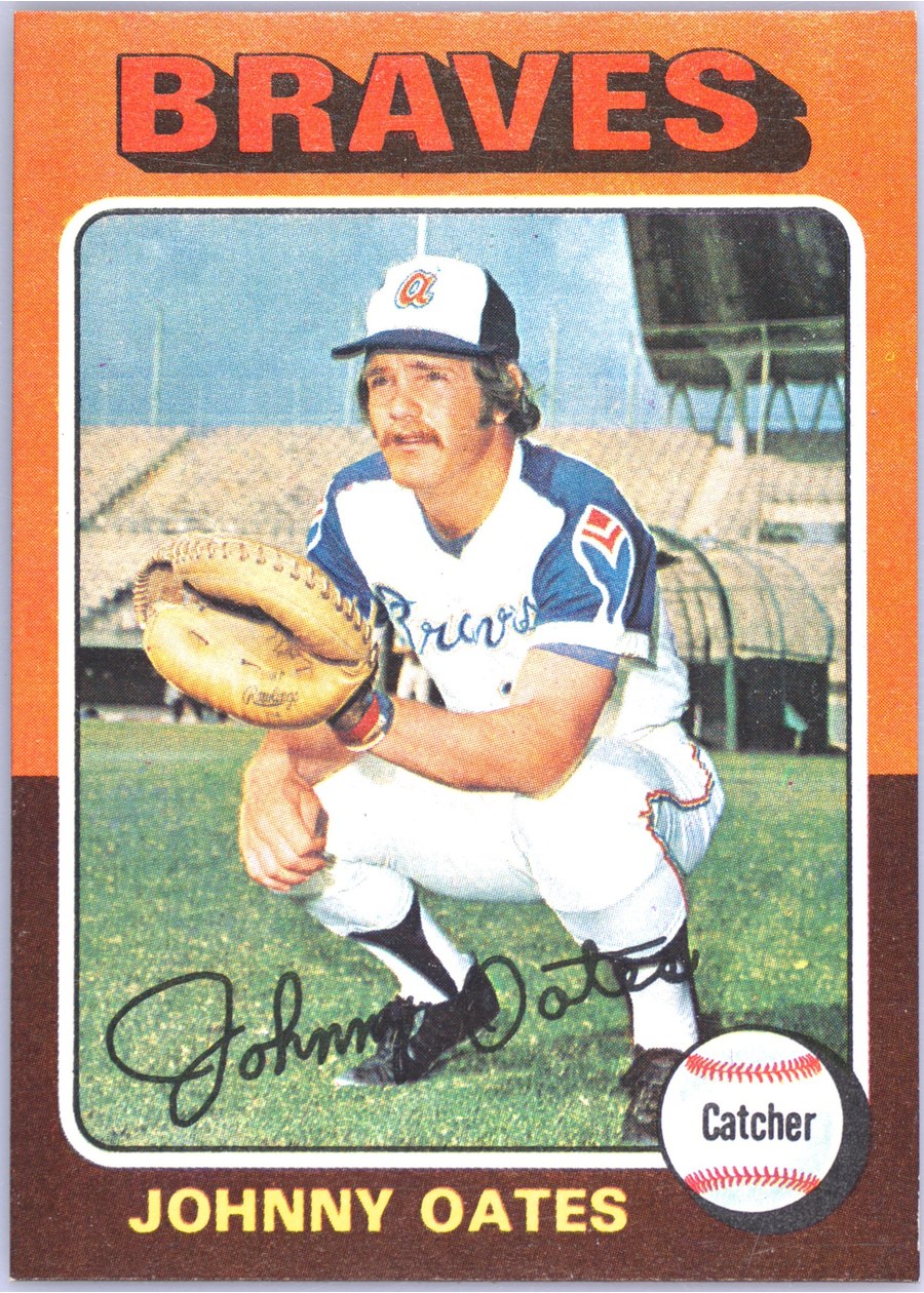 1975 Topps #319 Johnny Oates, Atlanta Braves