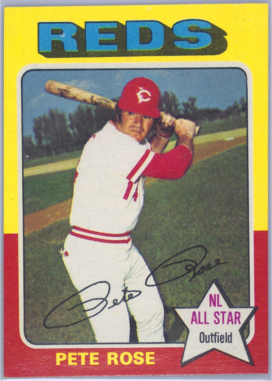 1975 Topps #320 Pete Rose, Cincinnati Reds