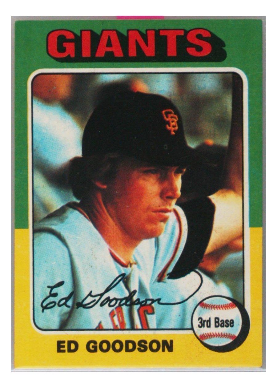 1975 Topps #322 Ed Goodson, San Francisco Giants