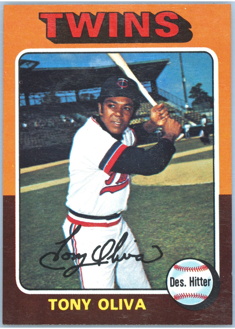 1975 Topps #325 Tony Oliva, Minnesota Twins
