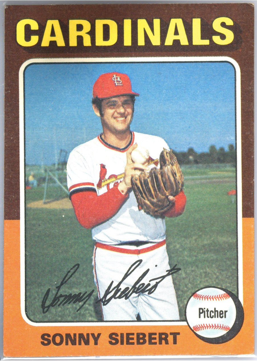 1975 Topps #328 Sonny Siebert, St. Louis Cardinals